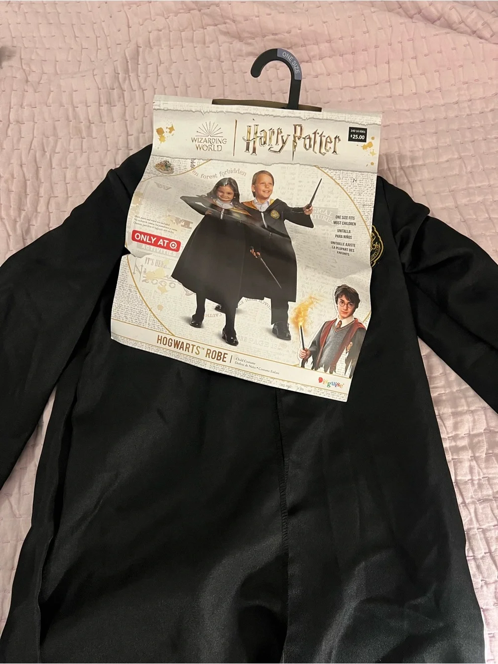 Harry Potter Hogwarts Black Kids Robe One Size
